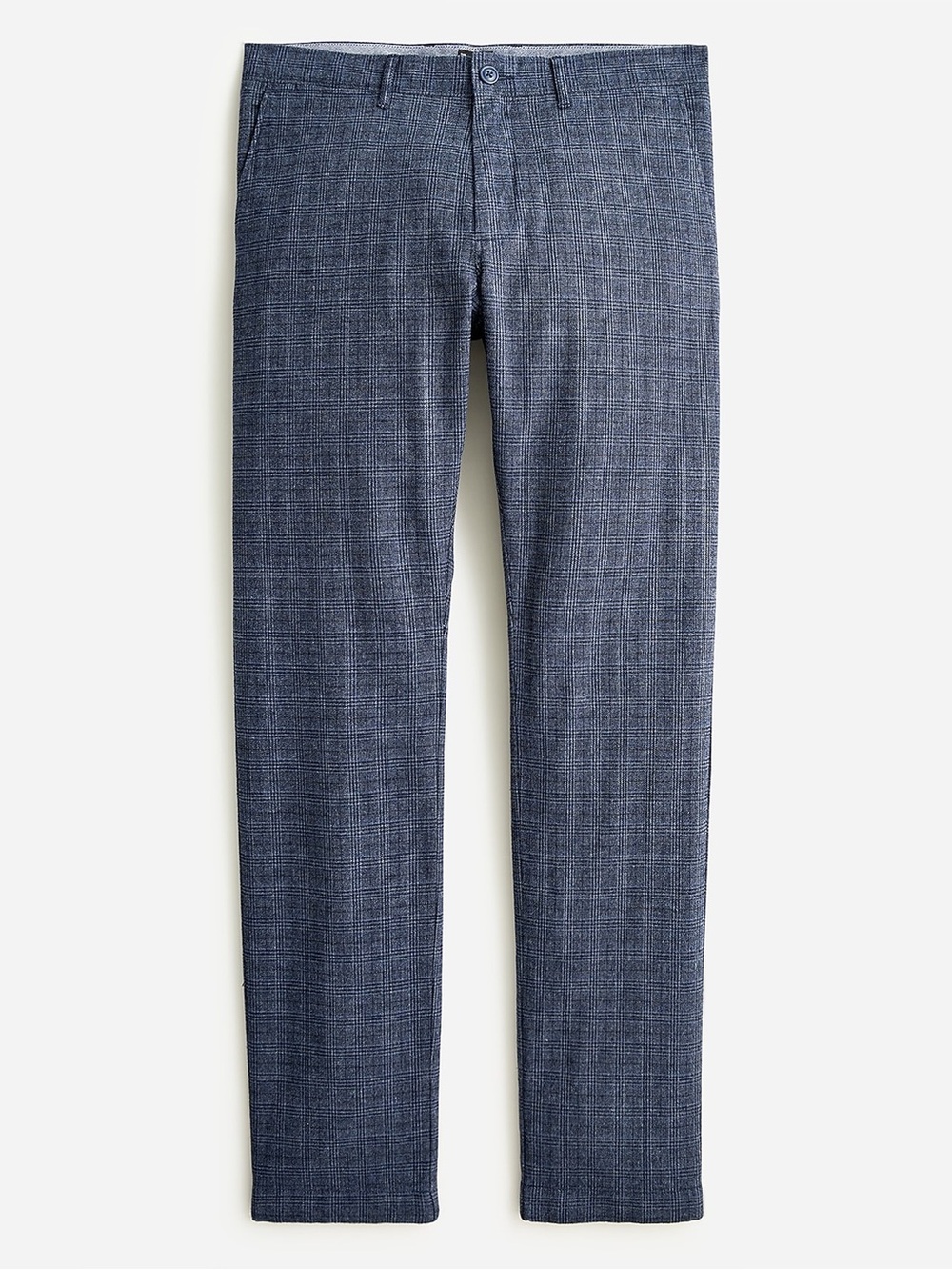J Crew Brushed Twill 484-fit Chinos in Plaid, 28x32
Blue